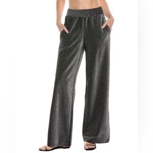 🆕 WeWoreWhat Smocked Metallic Pull On Pants Size XS